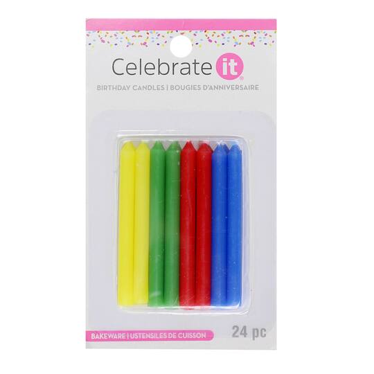 Find The 2 5 Primary Mixed Birthday Candles By Celebrate It At Michaels